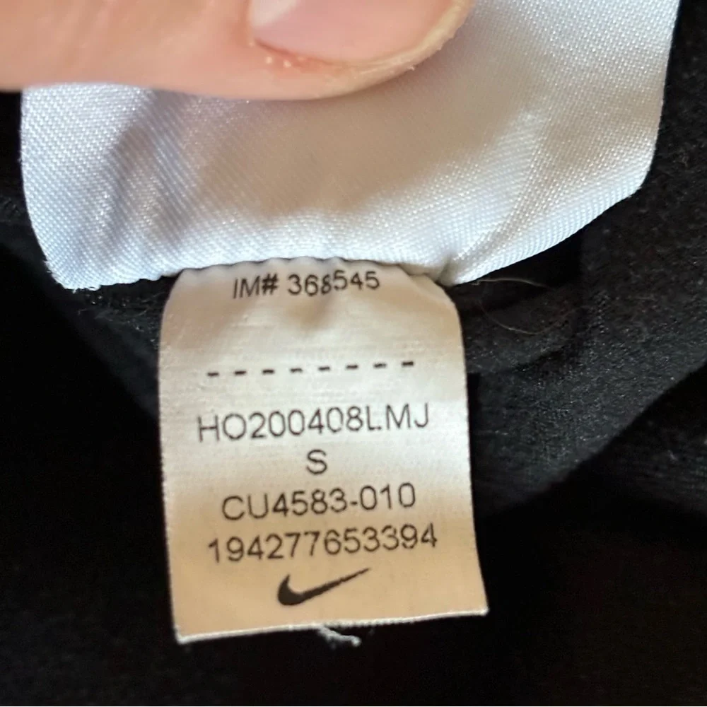 Nike Pro Therma Crew Sweatshirt‎ Womens Small Black Long Sleeve Active sz S